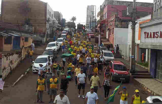 Manifestação contra corrupção e Dilma em Porto Velho