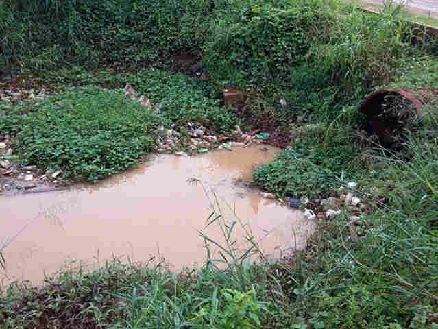 Canal amanhece entupido por lixo depois da chuva, denunciam moradores