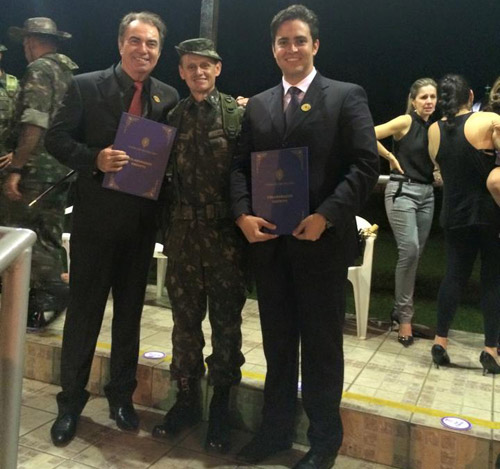 Leo Moraes é homenageado com o título de Colaborador Benemérito do Exército