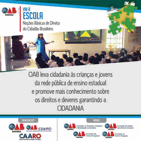 &#34;OAB vai à Escola&#34; reinicia nesta terça
