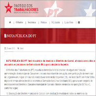 QUASE DUAS SEMANAS APÓS PRISÕES DA OPERAÇÃO DETALHE, PT DECIDE DESTITUIR DIRETÓRIO E &#69;XECUTIVA DE CACOAL