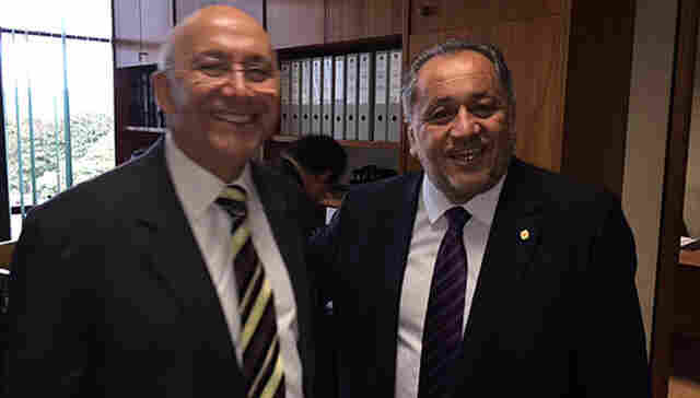 Luiz Cláudio recebe Confúcio Moura e o convida para lançamento de Frente Parlamentar