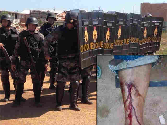 CONFRONTO ENTRE PM E OCUPANTES DE ÁREA FEDERAL TEM CINCO FERIDOS; Vídeo