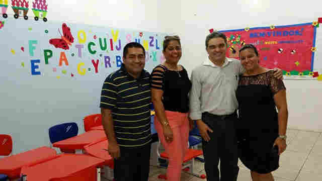 Aélcio da TV destina emenda para construção de quadra esportiva em escola