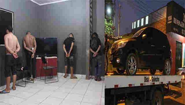 BANDO É PRESO APÓS ASSALTO E PERSEGUIÇÃO NA CAPITAL