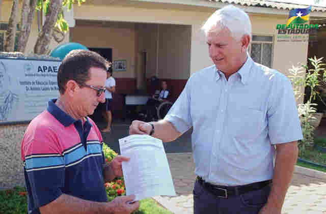 Airton Gurgacz garante recurso para APAE de Ji-Paraná