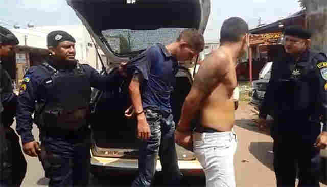 Casal é roubado, mas dupla de criminosos é presa