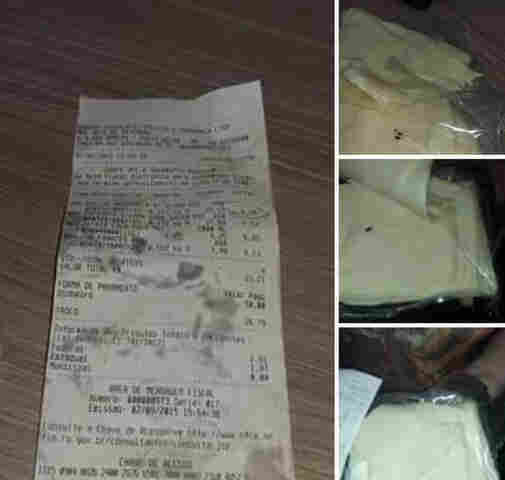 CONSUMIDORA ACHA FEZES DE BARATA EM QUEIJO NO SUPERMERCADO IRMÃOS GONÇALVES, RECLAMA AO GERENTE E É MAL TRATADA