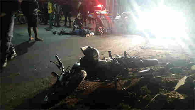 MOTOCICLISTA AVANÇA SINAL VERMELHO, É ATROPELADO E PERDE A PERNA