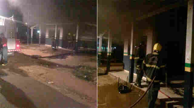 CRIMINOSOS INCENDEIAM BASE DA PM NA ZONA SUL DE PORTO VELHO