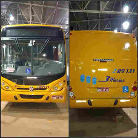 Empresa Três Marias adota novo visual nos ônibus para facilitar identificação pelos usuários