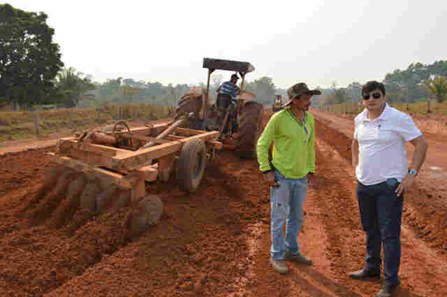 Cleiton Roque fiscaliza recuperação da 489