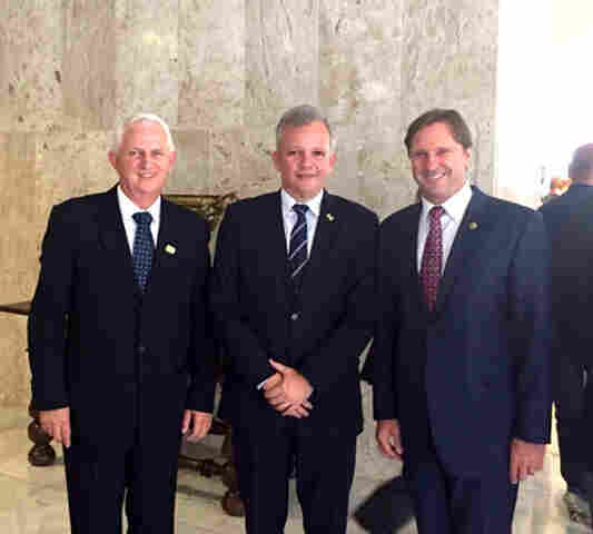 Em Brasília, Airton Gurgacz prestigia anúncio de novos ministros