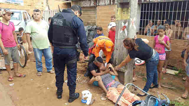 FAMÍLIA É ATROPELADA POR CAMIONETE NA ZONA LESTE DE PORTO VELHO