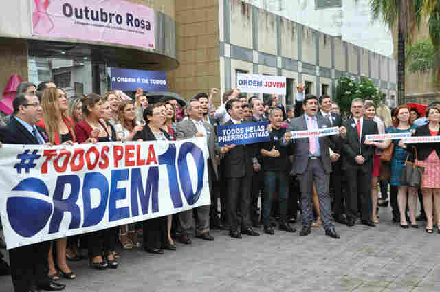 CHAPA &#34;#TODOS PELA ORDEM 10&#34; BUSCA REELEIÇÃO DE ANDREY CAVALCANTE NA OAB