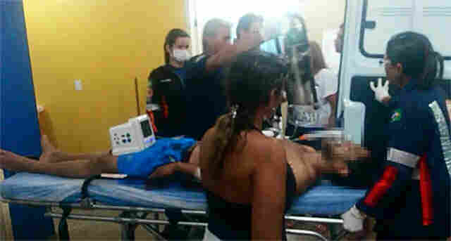 HOMEM É PRESO APÓS ESFAQUEAR FILHA E AMIGO EM PORTO VELHO; ENFURECIDO, ELE QUERIA MATAR O NETO