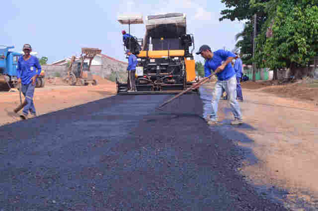 Semosp realiza pavimentação de ruas