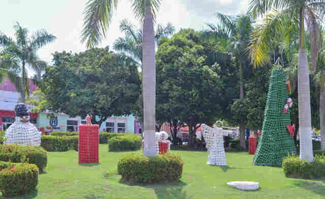 Decoração natalina de Ji-Paraná terá Papai Noel gigante