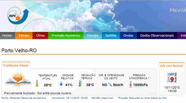 Altas temperaturas diminuem no fim de semana