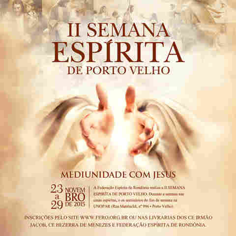 II Semana Espírita de Porto Velho começa no dia 23