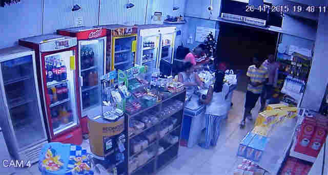 Câmeras flagram ação de ladrões em distribuidora