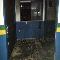 Criminosos incendeiam base da PM na Zona Sul