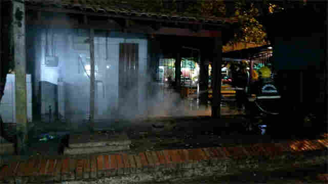 Incêndio em lanchonete em Porto Velho