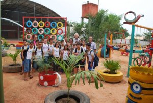 Deputado Airton, visita espaço ecologicamente correto