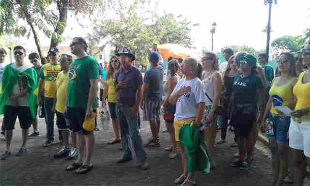 Apesar de fraca adesão, Porto Velho também teve protesto contra Dilma