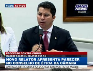 RELATOR CONFIRMA VOTO PELA ADMISSIBILIDADE DE PROCESSO CONTRA CUNHA