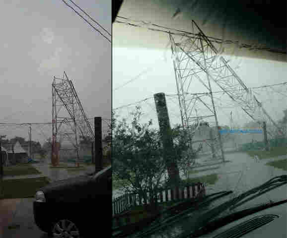 Temporal derruba maior arvore de Natal de Rond&ocirc;nia