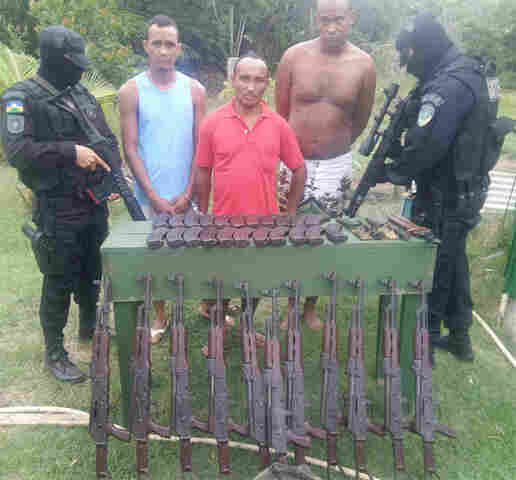 POLÍCIA RONDONIENSE PRENDE BANDO QUE ROUBOU GRANDE QUANTIDADE DE ARMAS DE BASE BOLIVIANA