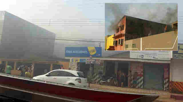 Incêndio destrói loja na Zona Leste de Porto Velho