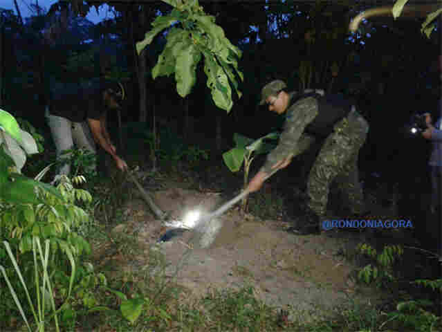 CORPO DE SITIANTE ENCONTRADO ENTERRADO EM COVA RASA