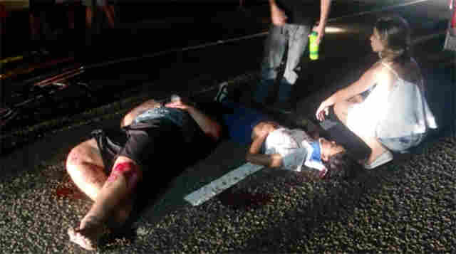 Condutor de Pálio atropela três próximo ao aeroporto e foge