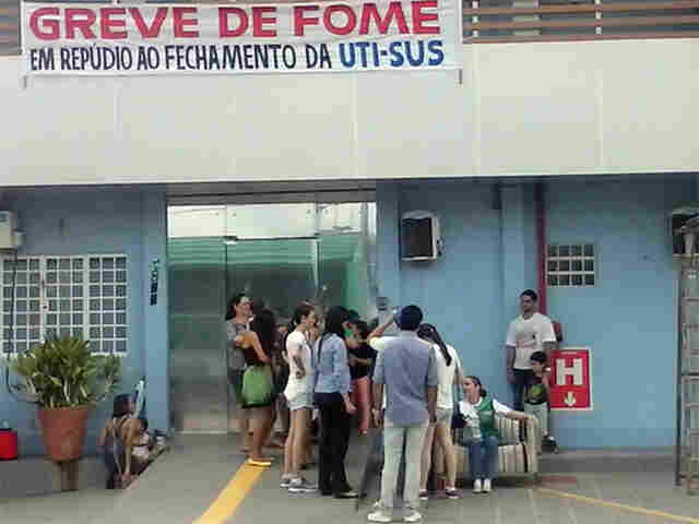 COM QUATRO CRIANÇAS INTERNADAS, MÉDICA RESPONSÁVEL POR CLÍNICA FAZ GREVE DE FOME APÓS FIM DO CONTRATO DE R$ 2,2 MILHÕES POR ANO