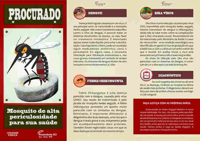 Sistema Fecomércio realiza campanha de conscientização contra o mosquito Aedes Aegypti