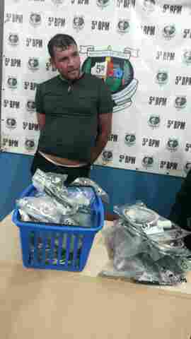 CASAL É PRESO APÓS FURTO EM LOJA DE MATERIAL PARA CONSTRUÇÃO