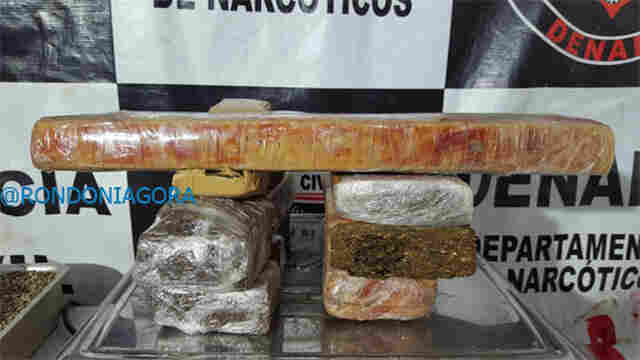 Denarc fecha boca de fumo, e apreende oito quilos de maconha e pistola