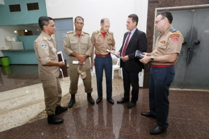 Apoio ao Grupamento de Operações Aéreas dos Bombeiros é discutido