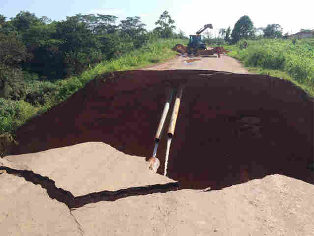 Trecho que desmoronou no Triângulo continua sem previsão de obras