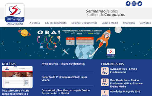 Instituto Laura Vicuña lança novo site e investe em tecnologia