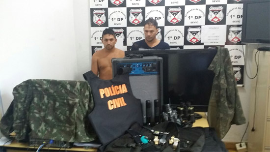 Polícia Civil prende dupla acusada de diversos roubos em embarcações Geral Rondoniagora com