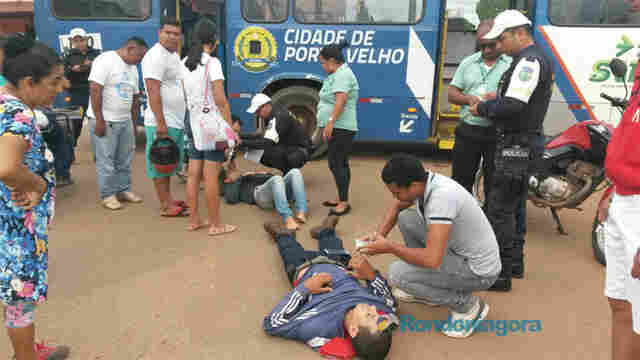 Motorista de ônibus avança preferencial e causa acidente na Capital