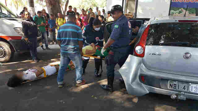 Mulheres ficam feridas em acidente na região central de Porto Velho