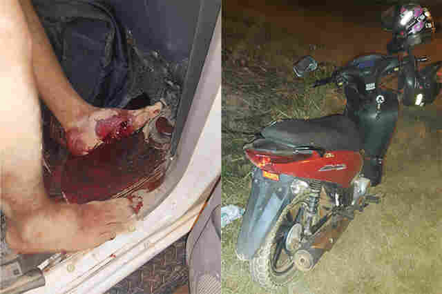 Suspeitos trocam tiros com a PM e um é alvejado