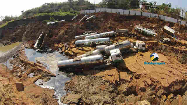 Deslizamentos de terra continuam e Defesa Civil teme por explosão