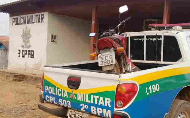 PM do distrito de Rondominas recupera moto Titan KS roubada em Ouro Preto
