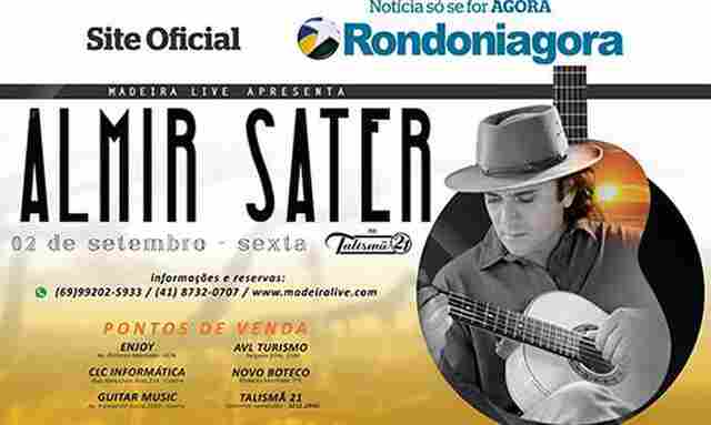 Concorra a ingressos para o Show de Almir Sater