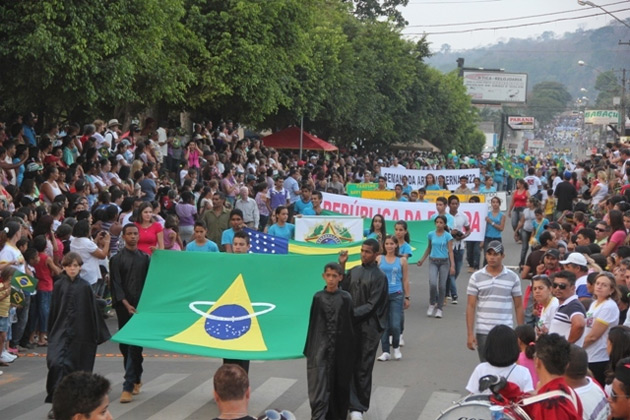 Desfile de 7 de &#83;etembro de Ouro Preto do Oeste terá inicio às 16 horas